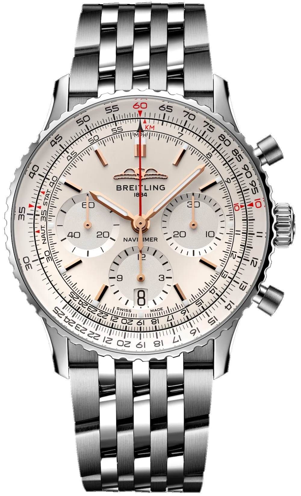 Breitling Watch Navitimer B01 Chronograph 41 Bracelet sold by Jura Watches