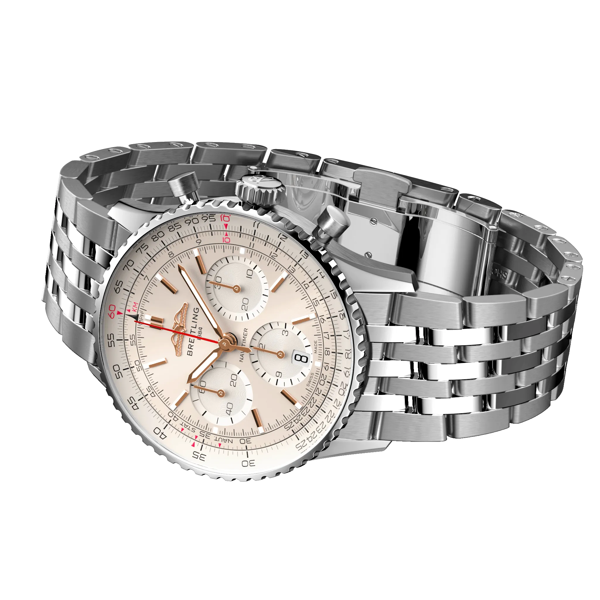 Breitling Watch Navitimer B01 Chronograph 41 Bracelet sold by Jura Watches product image thumbnail 3