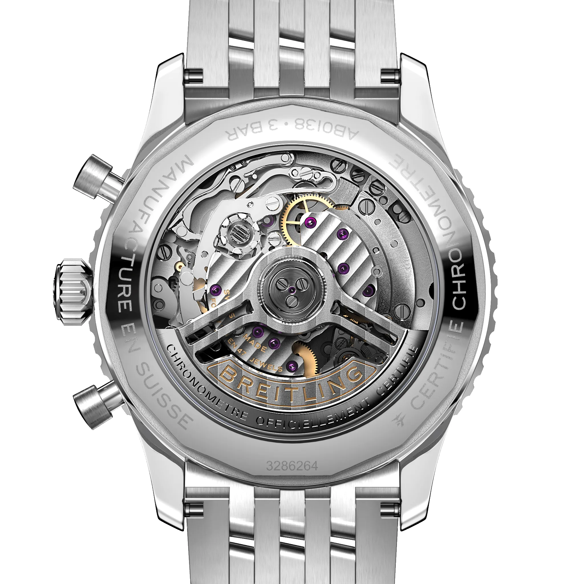 Breitling Watch Navitimer B01 Chronograph 43 Bracelet sold by Jura Watches product image thumbnail 4