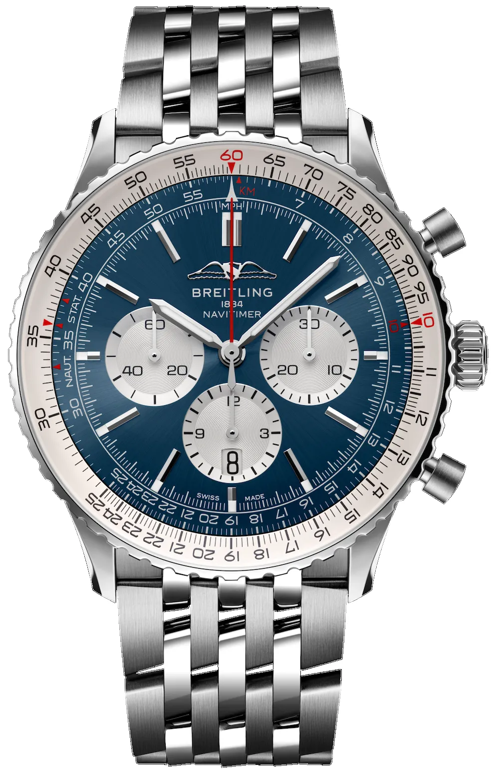 Breitling Watch Navitimer B01 Chronograph 46 Bracelet sold by Jura Watches