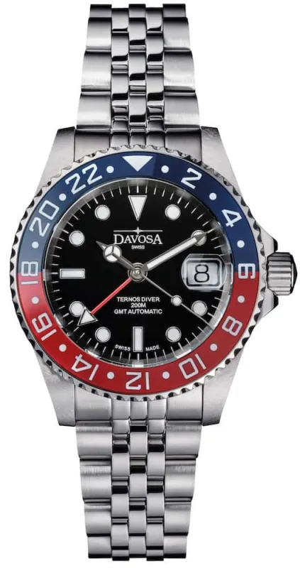 Davosa Watch Ternos Ceramic GMT Automatic sold by Jura Watches