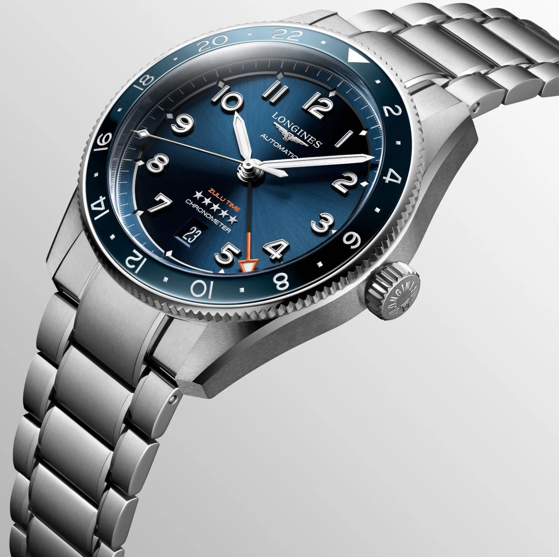 Longines Watch Spirit Zulu Time Mens sold by Jura Watches product image thumbnail 2