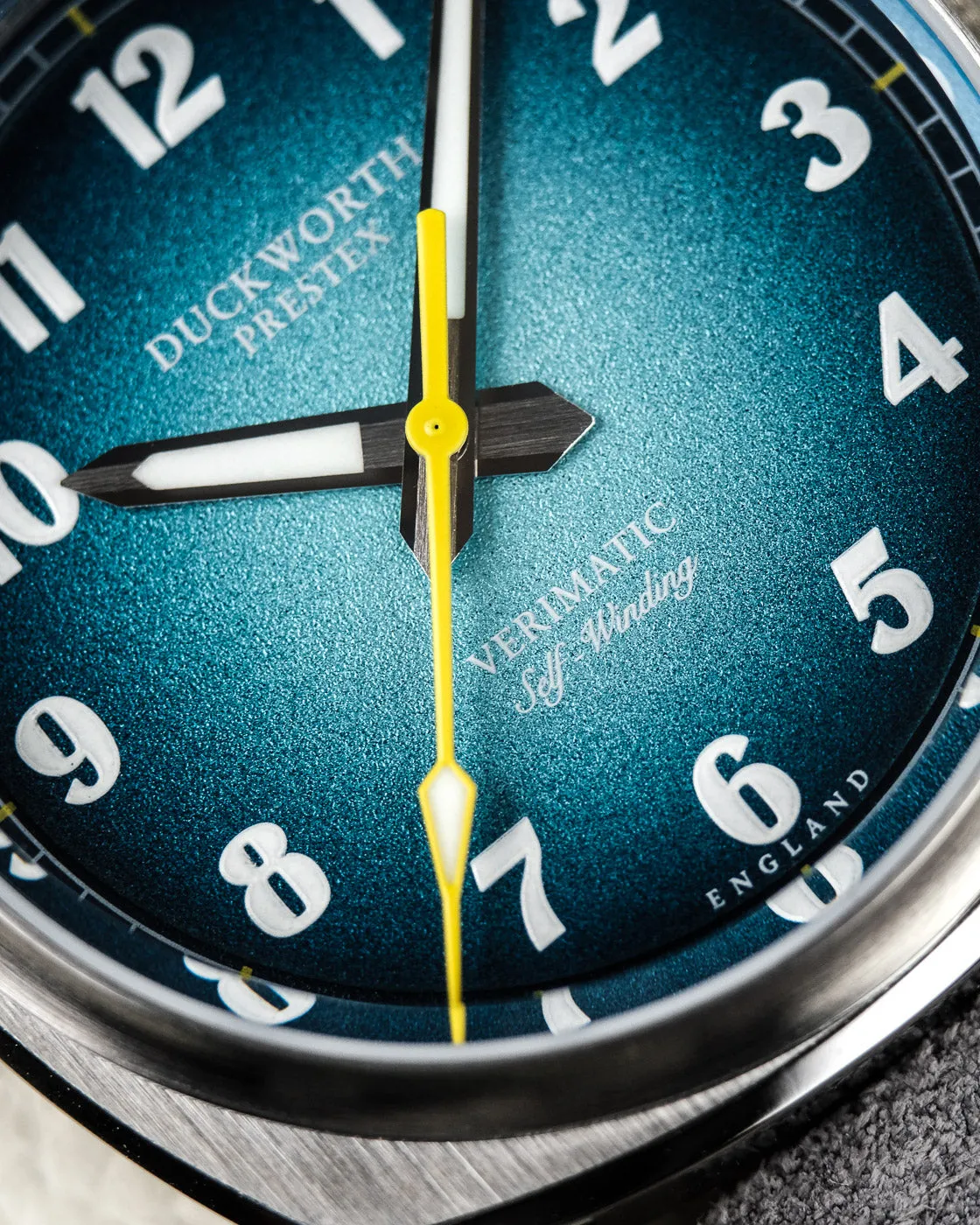 Duckworth Prestex Watch Verimatic Blue Fume Grey Suede sold by Jura Watches product image thumbnail 2