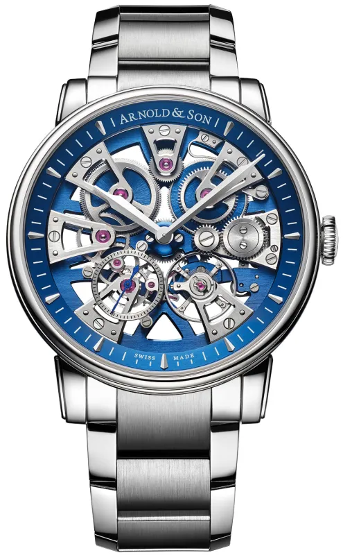Arnold & Son Watch Nebula 41.5 Steel Bracelet made by Jura Watches