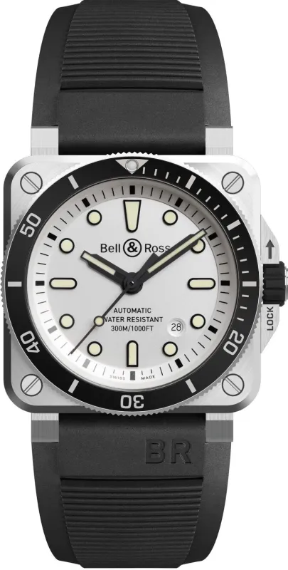 Bell & Ross Watch BR 03 92 Diver White sold by Jura Watches