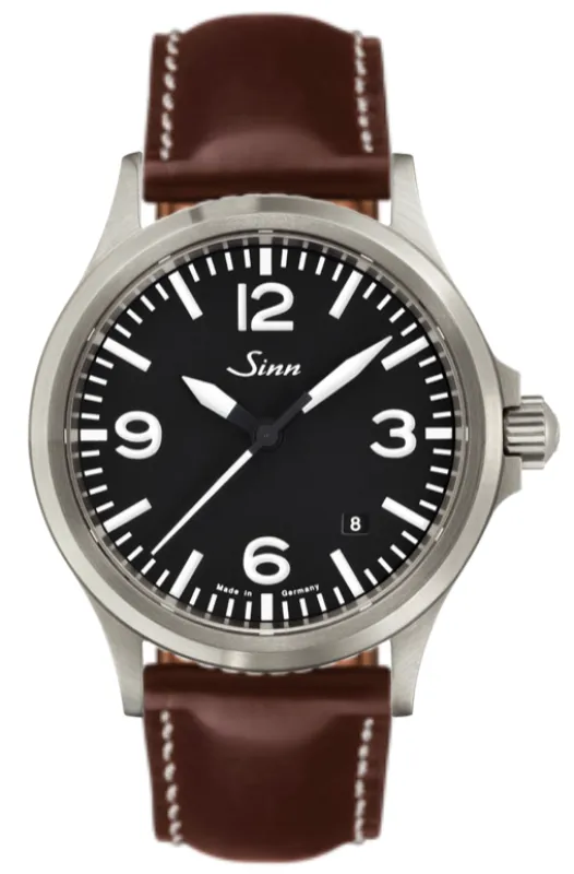 Sinn Watch 556 A Leather Russia Mocha With White Stitch sold by Jura Watches
