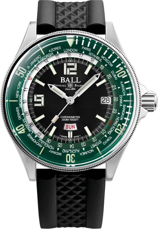 Ball Watch Company Engineer Master II Diver Worldtime Limited Edition sold by Jura Watches