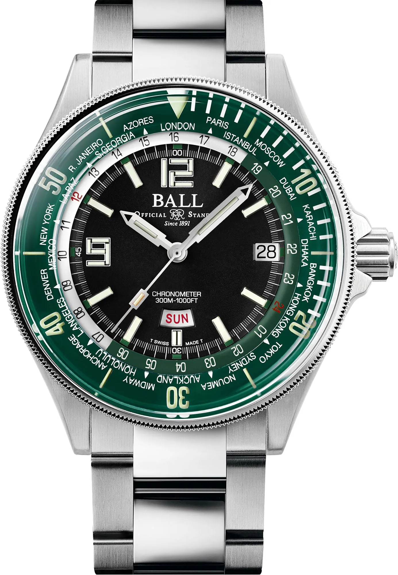 Ball Watch Company Engineer Master II Diver Worldtime Limited Edition sold by Jura Watches