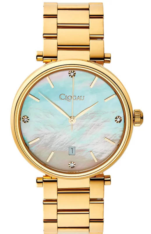 Clogau Classic Mother of Pearl Yellow Gold sold by Jura Watches