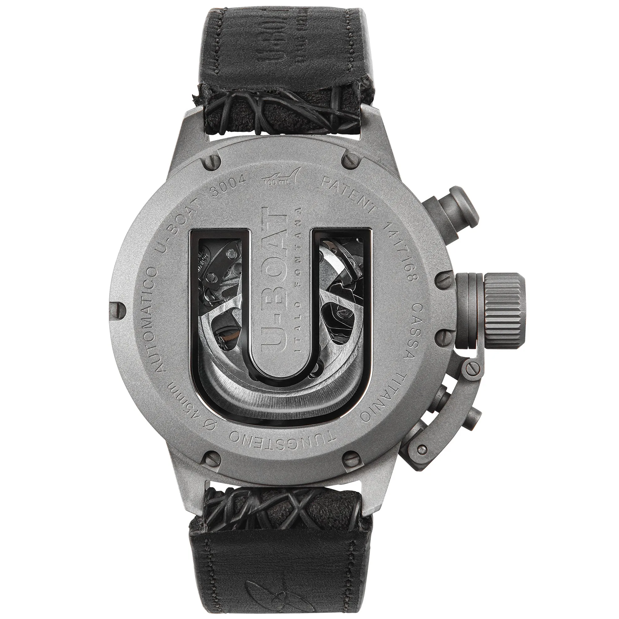 U-Boat Classico 45 Titanium Chronograph Tungsten Black Limited Edition Watch sold by Jura Watches product image thumbnail 2