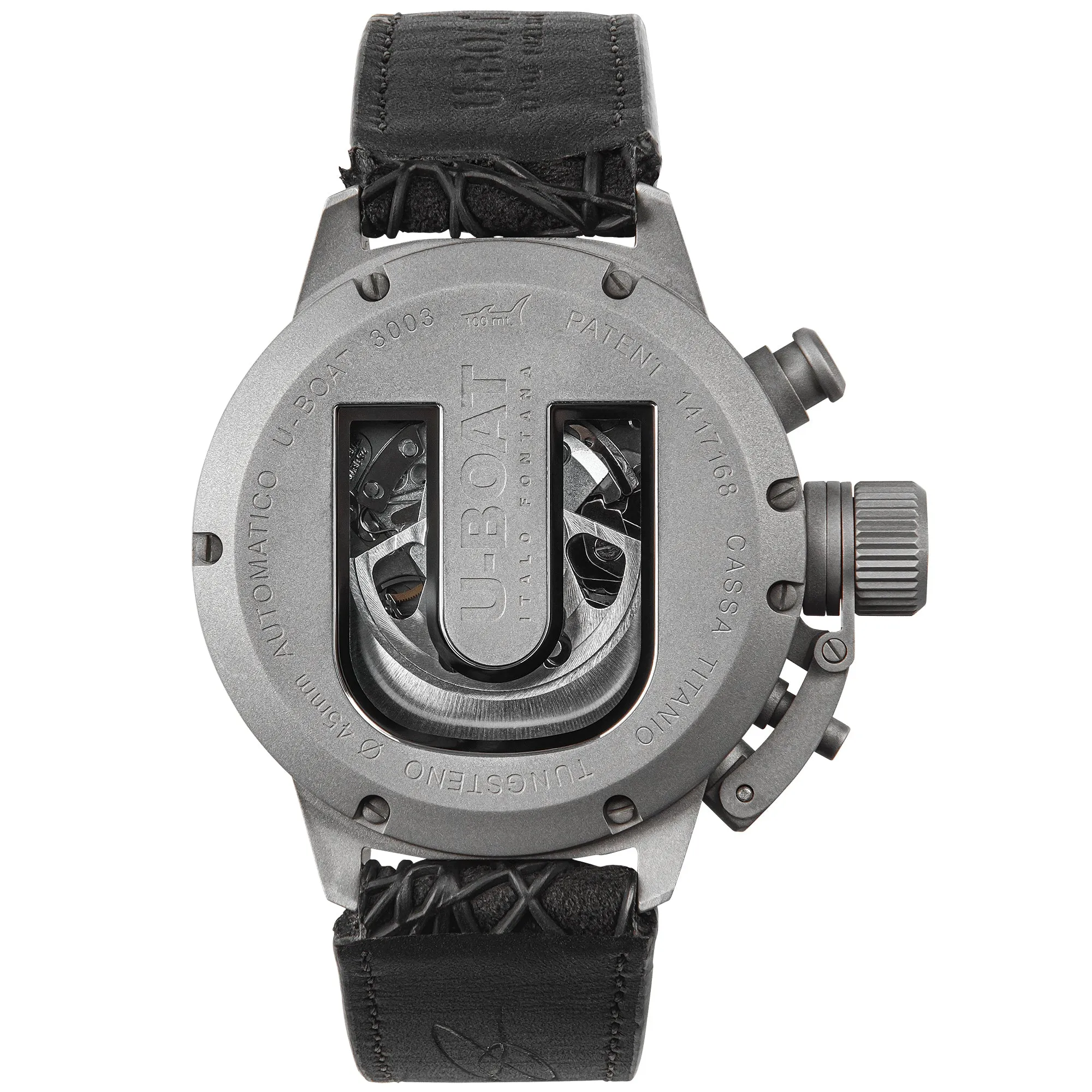 U-Boat Classico 45 Titanium Chronograph Tungsten Blue Limited Edition Watch sold by Jura Watches product image thumbnail 2