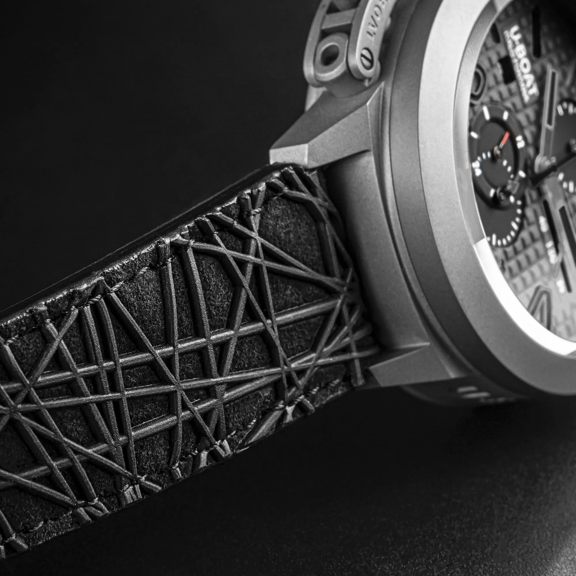 U-Boat Classico 45 Titanium Chronograph Tungsten Grey Limited Edition Watch sold by Jura Watches product image thumbnail 3