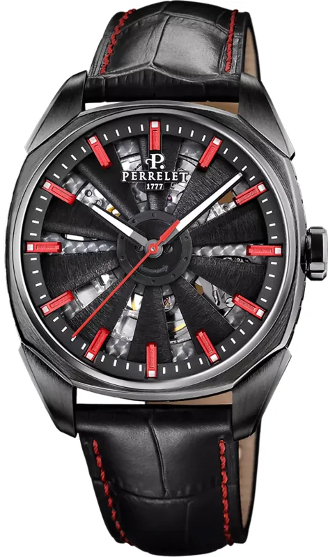 Perrelet Turbine Urban Skeleton 3 Hands Watch sold by Jura Watches