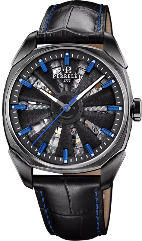 Perrelet Turbine Urban Skeleton 3 Hands Watch sold by Jura Watches