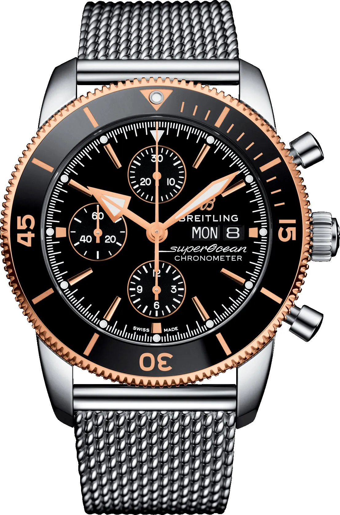 Breitling Pre-Owned Superocean Heritage II Chronograph 44 Watch D sold by Jura Watches