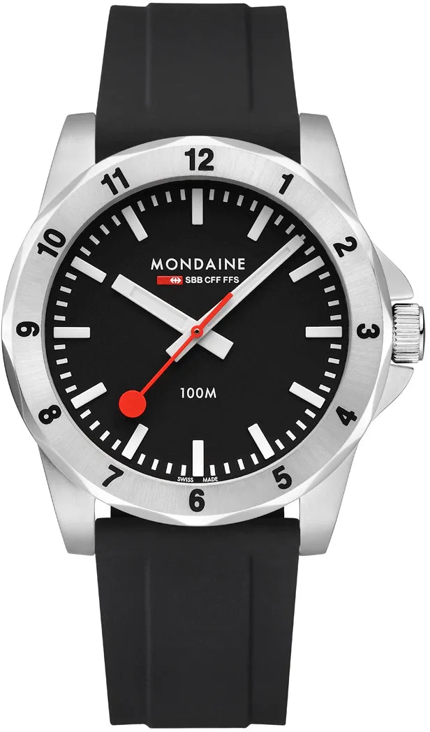 Mondaine Numeri Black Watch sold by Jura Watches product image thumbnail 2