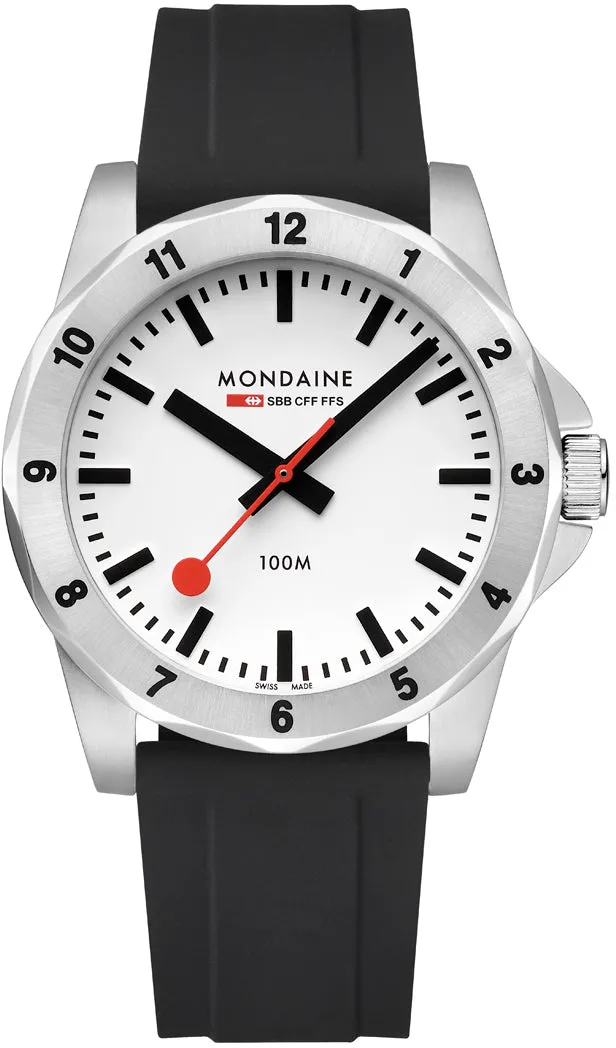 Mondaine Numeri White Watch sold by Jura Watches product image thumbnail 3