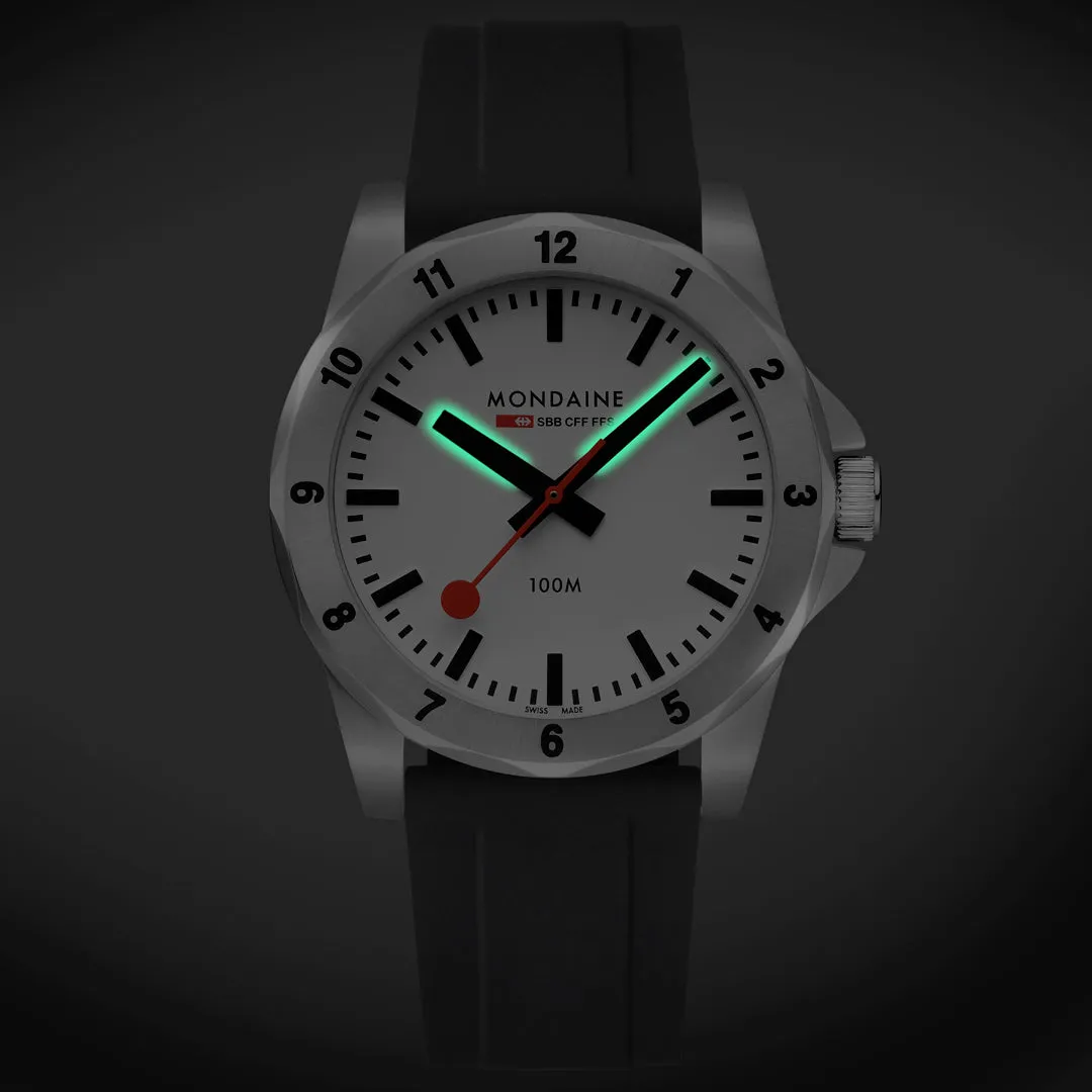 Mondaine Numeri White Watch sold by Jura Watches product image thumbnail 2