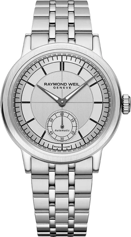 Raymond Weil Millesime Silver 39mm Watch sold by Jura Watches