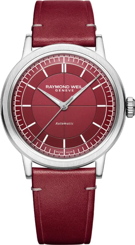 Raymond Weil Millesime Burgundy Limited Edition Watch made by Raymond Weil