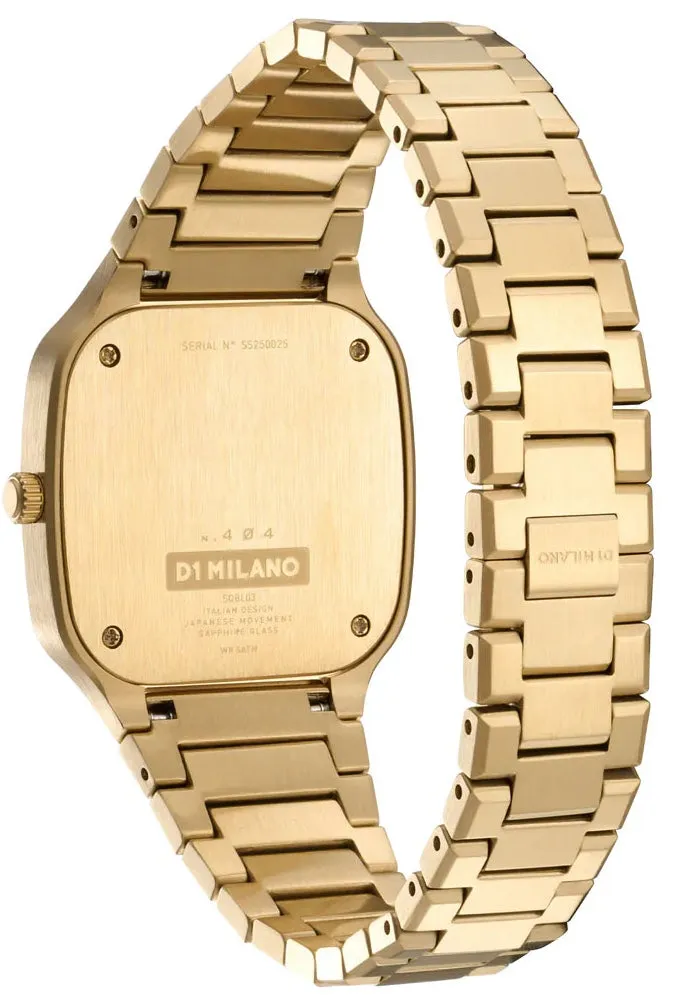 D1 Milano Square Disco Gold Watch sold by Jura Watches product image thumbnail 3