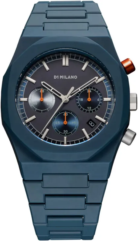 D1 Milano Polychrono Neptune Watch made by Jura Watches