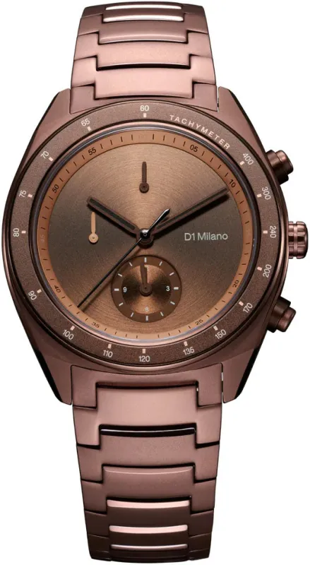 D1 Milano Chronograph Essential Brown Watch sold by Jura Watches