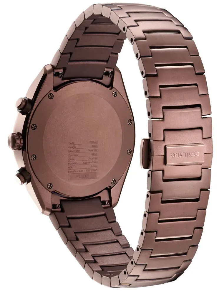 D1 Milano Chronograph Essential Brown Watch sold by Jura Watches product image thumbnail 3