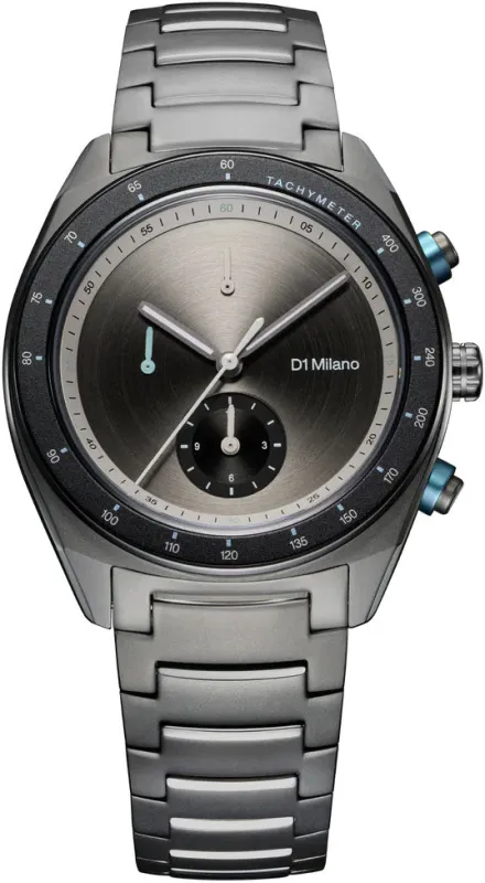 D1 Milano Chronograph Essential Black Watch sold by Jura Watches