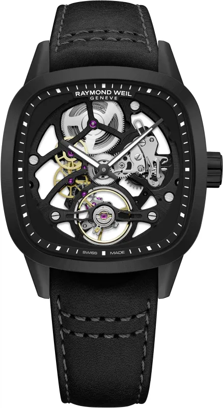 Raymond Weil Freelancer Skeleton Cushion 40mm Limited Edition Watch made by Raymond Weil