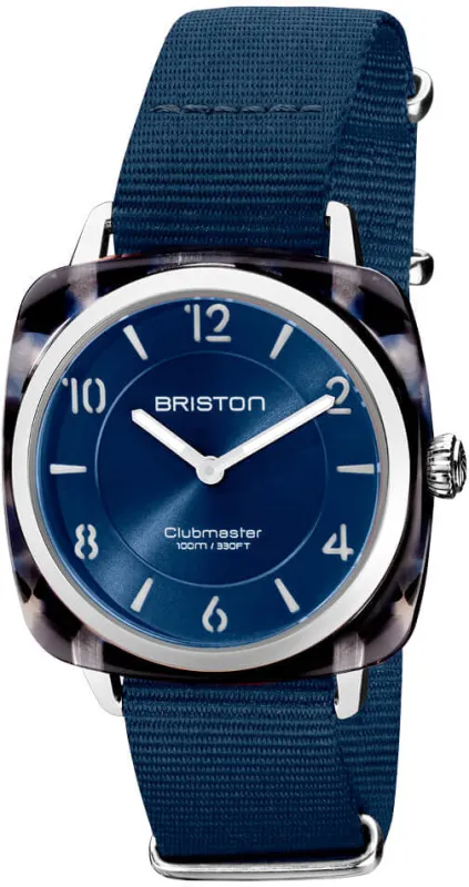 Briston Clubmaster Chic HM Midnight Blue Watch made by Jura Watches