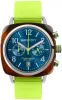 Briston Clubmaster Classic Chrono Summer Vibes Peacock Blue Watch sold by Jura Watches