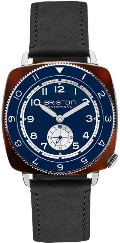 Briston Clubmaster Legend Small Second Navy Blue Watch sold by Jura Watches