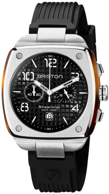 Briston Streamliner Urban Chrono Black Watch sold by Jura Watches