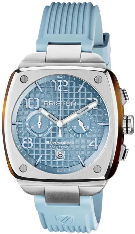 Briston Streamliner Urban Chrono Ice Blue Watch sold by Jura Watches