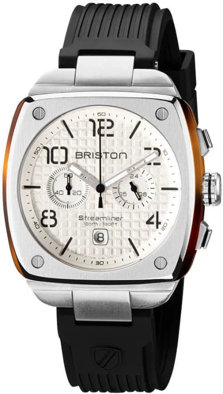 Briston Streamliner Urban Chrono White Watch sold by Jura Watches