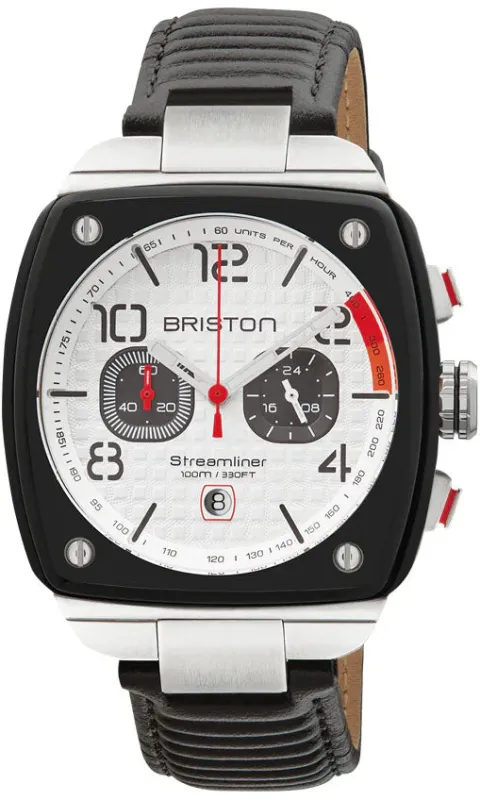 Briston Streamliner Urban Chrono White Watch sold by Jura Watches