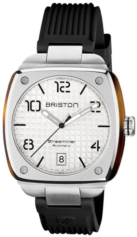 Briston Streamliner Urban HMS Auto White Watch sold by Jura Watches