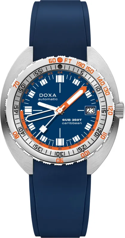 Doxa SUB 250T GMT Caribbean Watch sold by Jura Watches