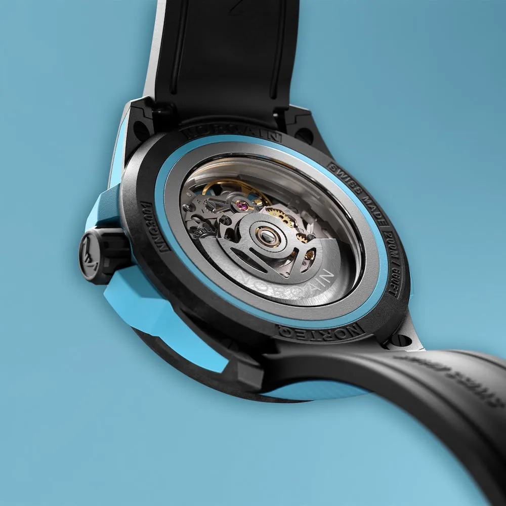 Norqain Wild One Skeleton 39mm Sky Blue Watch sold by Jura Watches product image thumbnail 5