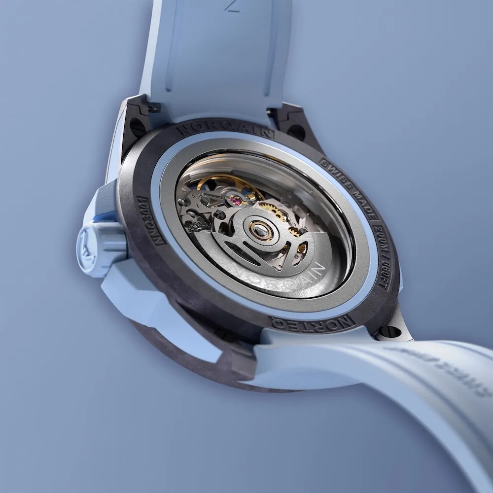 Norqain Wild One Skeleton 39mm Purple Ice Blue Watch sold by Jura Watches product image thumbnail 5