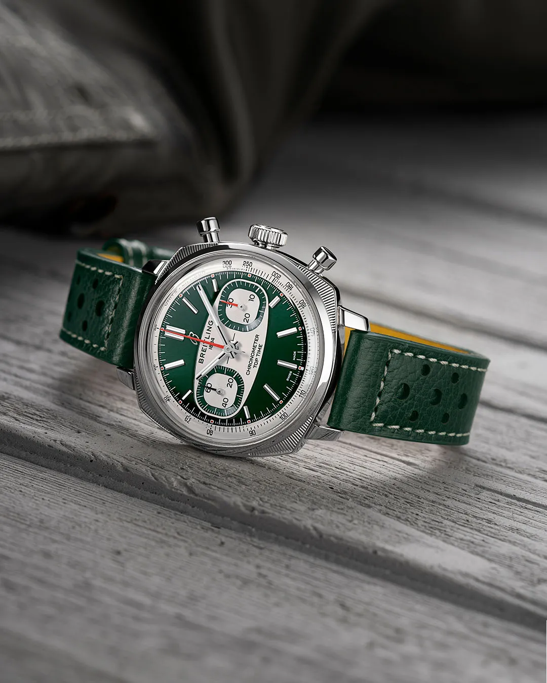 Breitling Top Time B01 Racing Green Limited Edition Watch sold by Jura Watches product image thumbnail 5