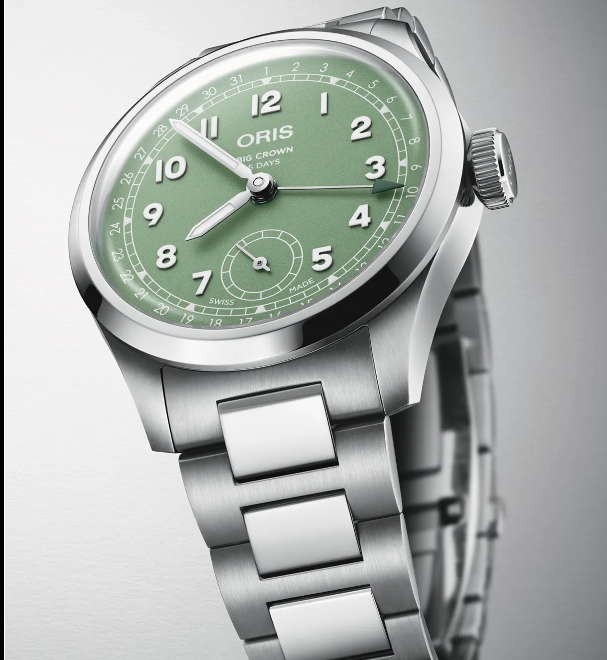 Oris Big Crown Pointer Date Calibre 403 Green Watch sold by Jura Watches product image thumbnail 4