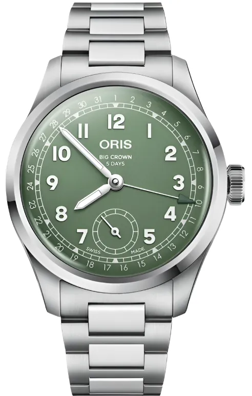 Oris Big Crown Pointer Date Calibre 403 Green Watch sold by Jura Watches