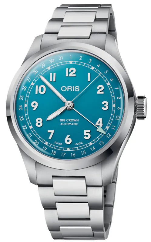 Oris Big Crown Pointer Date Turquoise Watch sold by Jura Watches
