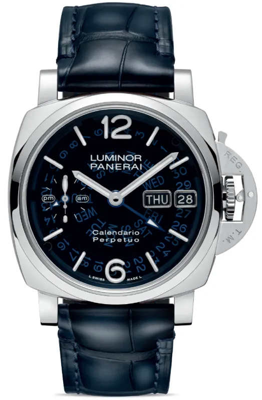 Panerai Luminor Perpetual Calendar GMT Platinumtech Watch sold by Jura Watches