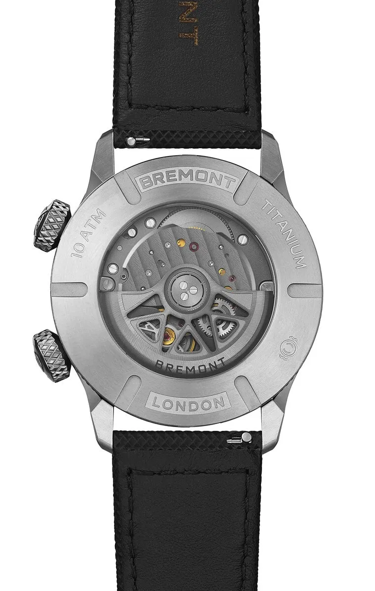 Bremont Altitude MB Meteor Silver Titanium Barrel Leather Watch sold by Jura Watches product image thumbnail 3