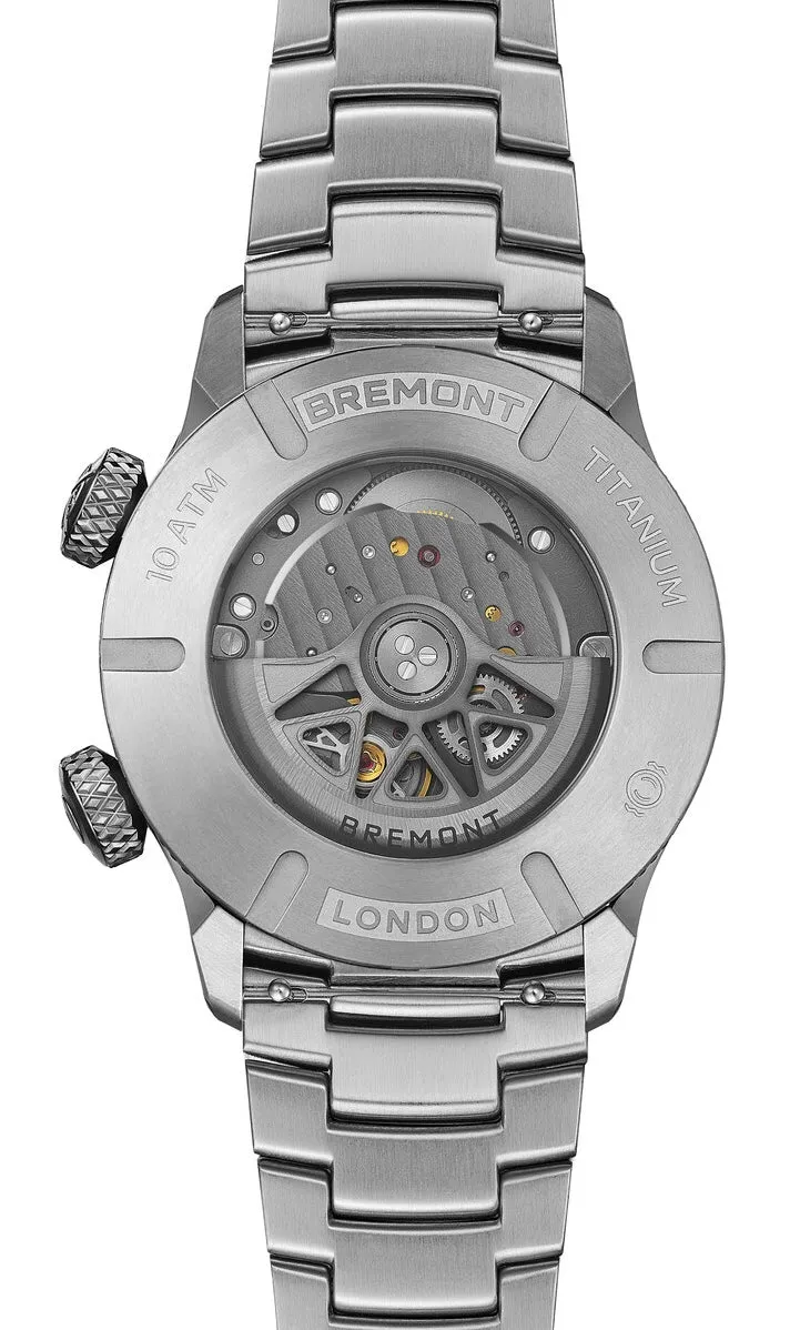 Bremont Altitude MB Meteor Silver Titanium Barrel Bracelet Watch sold by Jura Watches product image thumbnail 3