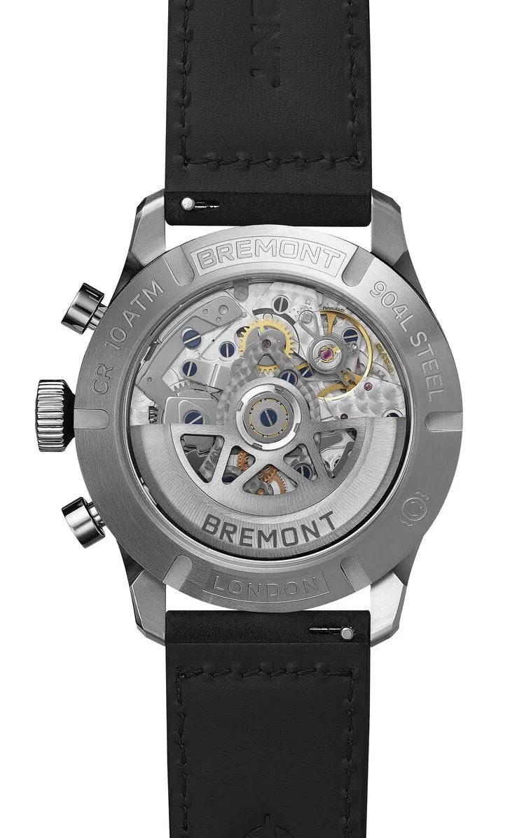 Bremont Altitude Chronograph GMT Silver Leather Watch sold by Jura Watches product image thumbnail 3