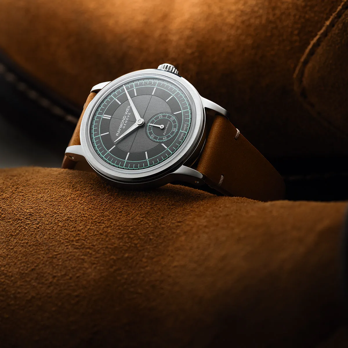 Raymond Weil Millesime Automatic Small Seconds Menthol Minute Track Watch sold by Jura Watches product image thumbnail 4